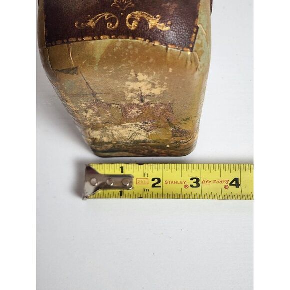 Fausto Corduri Tall Ships Leather Bottle - Picture 5 of 9